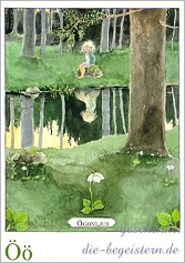 Postkarte Majas Alphabet []