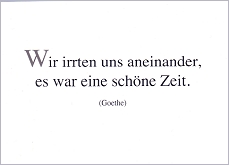 Postkarte ... es war eine schne Zeit.