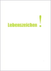 Postkarte Lebenszeichen!