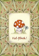 Postkarte Viel Glck