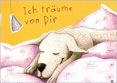 Postkarte Ich tr�ume von Dir