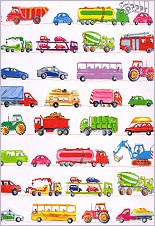 Klappkarte Automobile