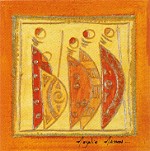 Magalie Masson - Postkarte Scne d'afrique