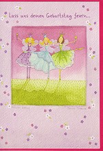 Klappkarte Lass uns deinen Geburtstag feiern ... (5 Stck)