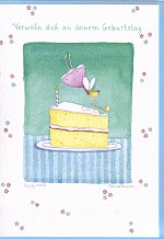 Klappkarte Verwhn dich an deinem Geburtstag (5 Stck)