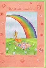 Klappkarte Die besten Wnsche ... (5 Stck)