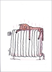 Postkarte Don't worry, be happy!