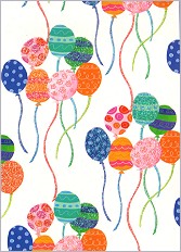 Postkarte Luftballone