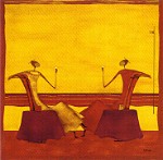 Ona - Postkarte Grenadine et Mirabelle