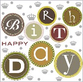 Klappkarte Happy Birthday