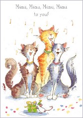 Klappkarte Miau, Miau ... to you!