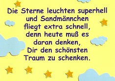 Postkarte Sandmnnchen