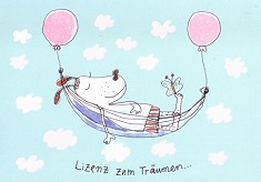 Postkarte Lizenz zum Trumen
