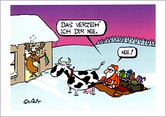 Postkarte Das verzeih' ich Dir nie (5 Stck)