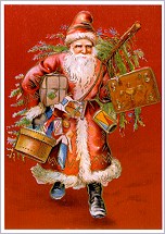 Postkarte Nostalgischer Nikolaus