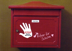 Postkarte Keine Werbung