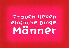 Postkarte Einfache Dinge