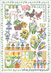 Postkarte Der Fr�hling ist da