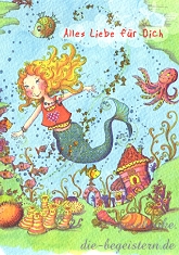Postkarte Alles Liebe fr Dich