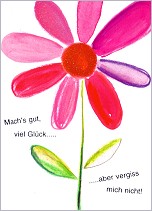 Postkarte Mach's gut