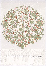 Klappkarte Friedvolle Feiertage