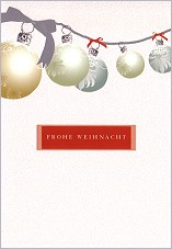 Klappkarte Frohe Weihnacht