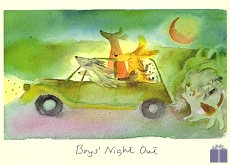 Klappkarte Boys' Night Out