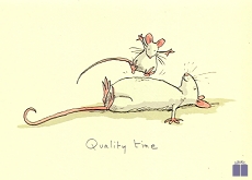 Klappkarte Quality time