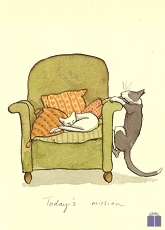 Klappkarte Today's misson