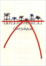Klappkarte Gutschein, Geschenke