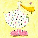 Klappkarte Delia and her Best Pink Boots