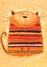 Postkarte Malcolm loves to Meditate