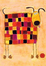 Postkarte Patch, Football Champion of the World