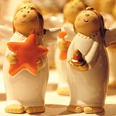 Postkarte Zwei Engel