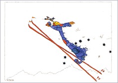 Postkarte berflieger