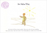 Postkarte Der kleine Prinz, Wste
