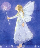 Geschenkkarte Weihnachtsfee (je 5 Stck)