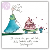 Postkarte Ich wnsch' Dir ganz viel Liebe