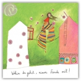 Postkarte Wohin Du gehst, nimm Freude mit