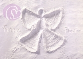 Postkarte Schnee-Engel (10 Stck)