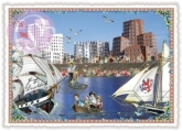 Postkarte Dsseldorf