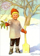 Postkarte Christrosen