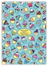 Suche deinen Kuchen, blau