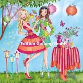 Postkarte Gartenparty