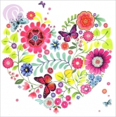 Postkarte From my Heart, Blumenherz