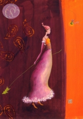 Klappkarte Weihnachtskugel, klein