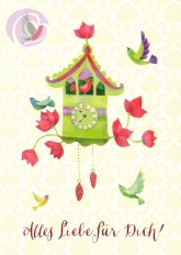 Postkarte Traumzeit, Alles Liebe fr Dich