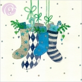 Postkarte Weihnachtsstrmpfe