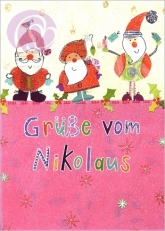 Postkarte Gre vom Nikolaus