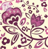 Klappkarte Cecilly, lila